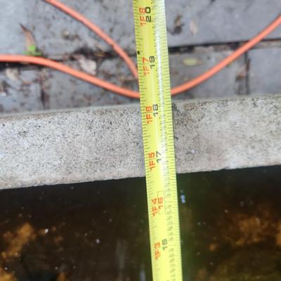 Very Heavy Garden Water Pond Trough with Working Pump