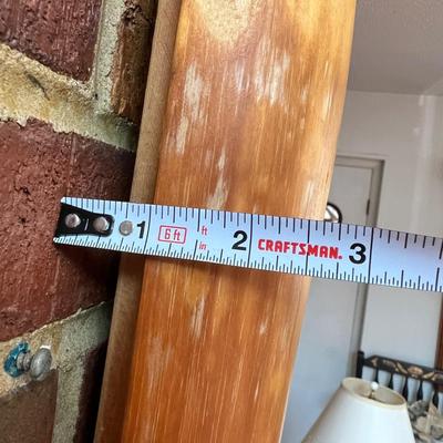 Large Rustic Raw Wood Mirror 34"x45"