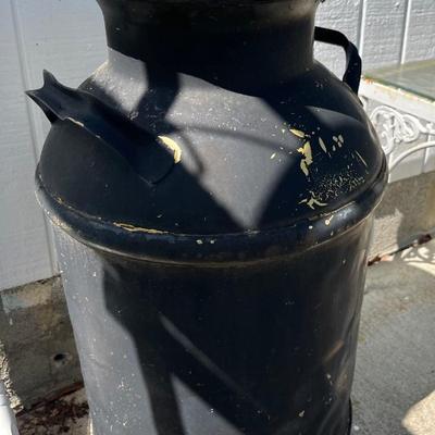 Vintage Metal Milk Can