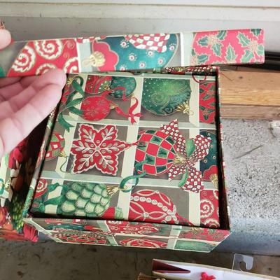 Christmas Ornaments, Nesting Boxes, Wrapping Paper and More (G-KD)