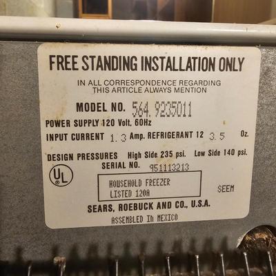 Kenmore Five Cubic Foot Freezer (BDC-JS)