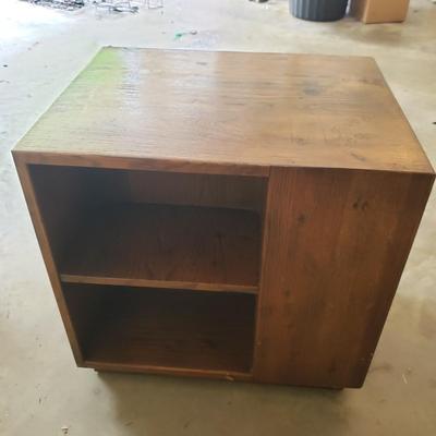 Three Sided Wooden Cube Table (G-KD)