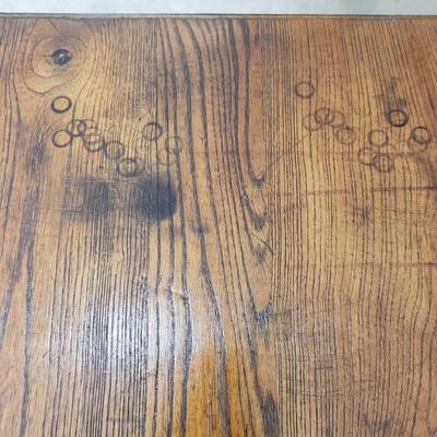 Three Sided Wooden Cube Table (G-KD)