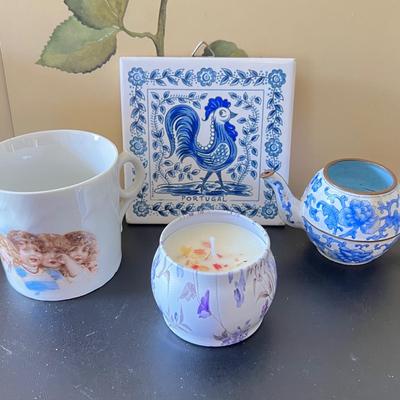 Mixed Decor Lot - Vintage, Cut Glass, Collectible, Art