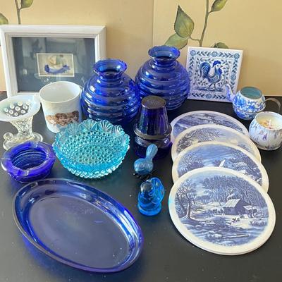 Mixed Decor Lot - Vintage, Cut Glass, Collectible, Art