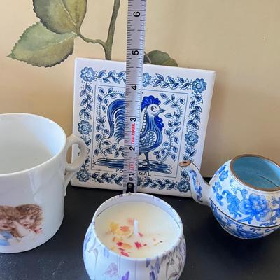 Mixed Decor Lot - Vintage, Cut Glass, Collectible, Art