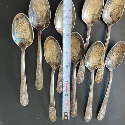Formal Serving Utensils Lot - Silver Plated, Mother of Pearl, Glass