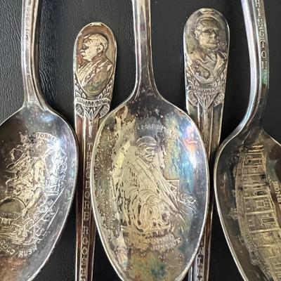 Formal Serving Utensils Lot - Silver Plated, Mother of Pearl, Glass