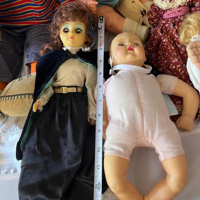 Vintage Doll Lot - Teddy Ruxpin, Knickerbocker, Alexander, Porcelain