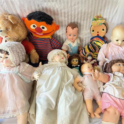 Vintage Doll Lot - Teddy Ruxpin, Knickerbocker, Alexander, Porcelain