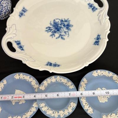 Blue and White Ceramic Lot - Blue Danube, Spode, Royal Staffordshire, Wedgwood