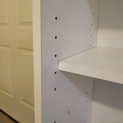 Four Sets White Shelf Units (BDC, G -JS)