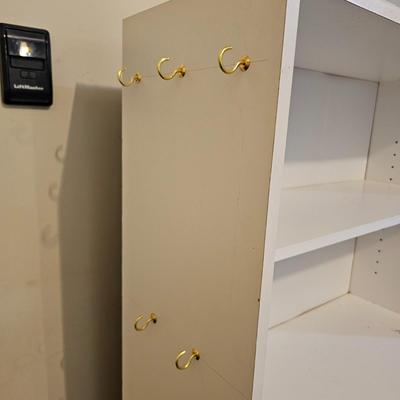 Four Sets White Shelf Units (BDC, G -JS)