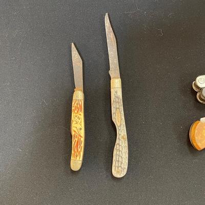 Six Pocket Knives Plus Multitool (LR-SS)