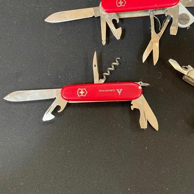 Six Pocket Knives Plus Multitool (LR-SS)