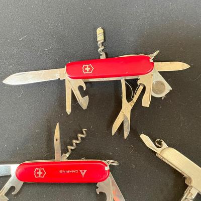 Six Pocket Knives Plus Multitool (LR-SS)