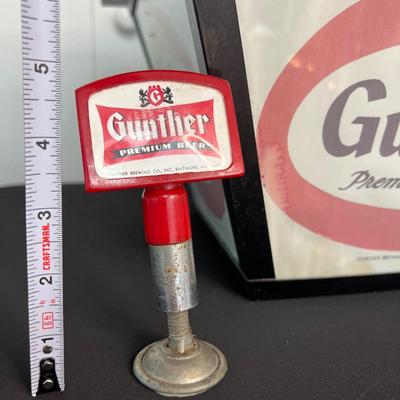 Large Vintage Gunther Beer Light & Tap - Baltimore, MD