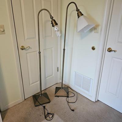 Two Metal Floor Lamps (PB-DZ)