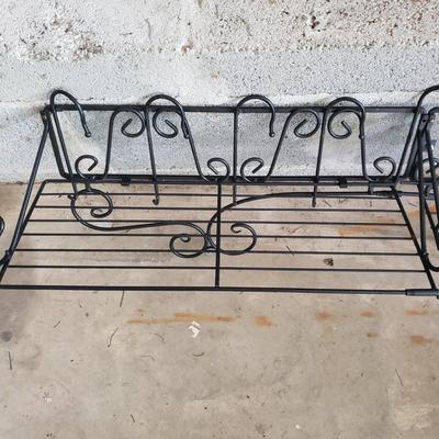 Metal Racks and Wicker Storage (G-KD)