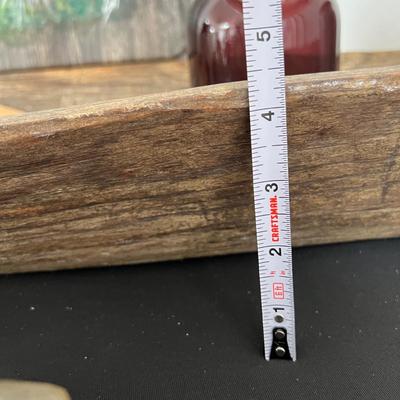 Rustic Decor Lot - Wood, Brass, Ceramic, Vintage