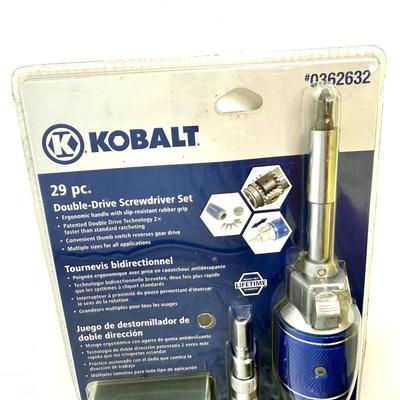 KOBALT 29 Piece Double Drive Screwdriver Set - New