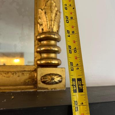 Large Gilt Mantle Mirror 22"x56"