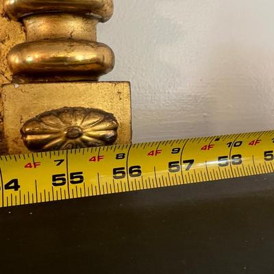 Large Gilt Mantle Mirror 22"x56"