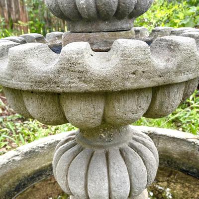 Cement Garden Statue Fountain - Very Heavy