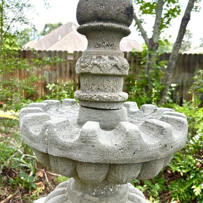 Cement Garden Statue Fountain - Very Heavy