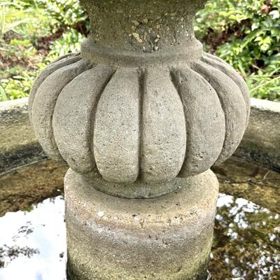 Cement Garden Statue Fountain - Very Heavy