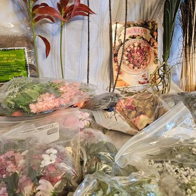 Assorted Faux Floral Stems, Pieces, Bags & More (BD-JS)