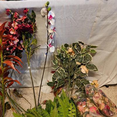 Assorted Faux Floral Stems, Pieces, Bags & More (BD-JS)