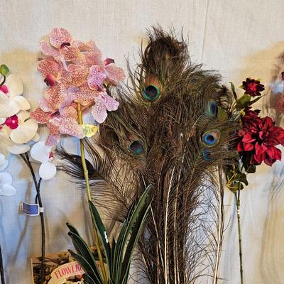 Assorted Faux Floral Stems, Pieces, Bags & More (BD-JS)