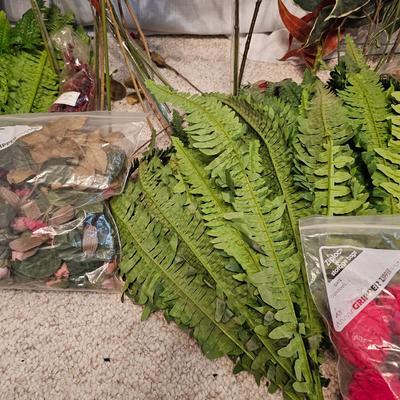 Assorted Faux Floral Stems, Pieces, Bags & More (BD-JS)