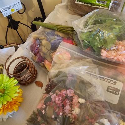 Assorted Faux Floral Stems, Pieces, Bags & More (BD-JS)