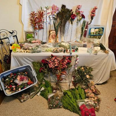 Assorted Faux Floral Stems, Pieces, Bags & More (BD-JS)