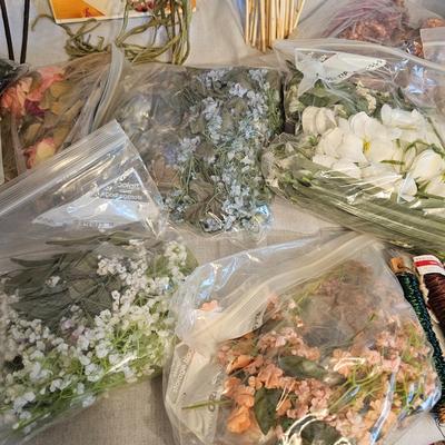 Assorted Faux Floral Stems, Pieces, Bags & More (BD-JS)