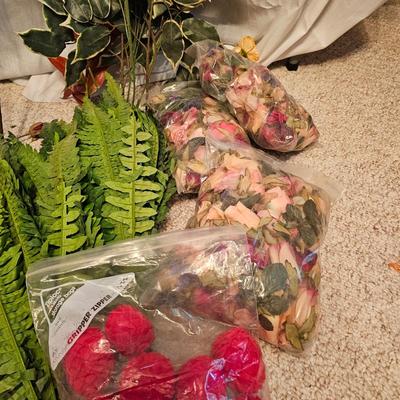 Assorted Faux Floral Stems, Pieces, Bags & More (BD-JS)