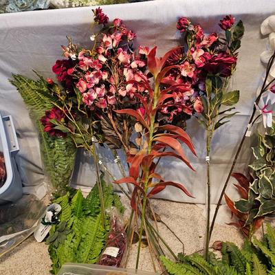 Assorted Faux Floral Stems, Pieces, Bags & More (BD-JS)