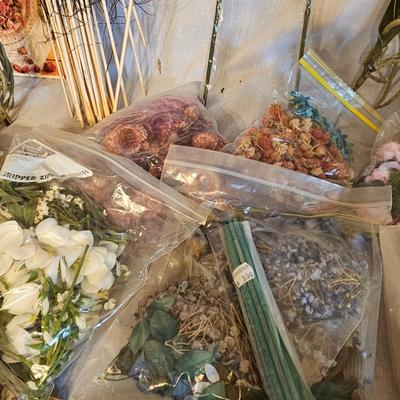 Assorted Faux Floral Stems, Pieces, Bags & More (BD-JS)