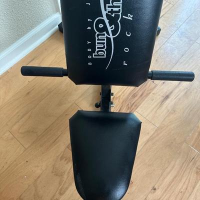 Body by Jake Bun & Thigh Rocker with 4 Resistance Bands