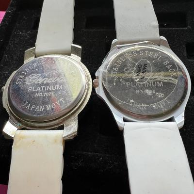 Geneva Platinum Watch Lot - Cuff, Bracelet