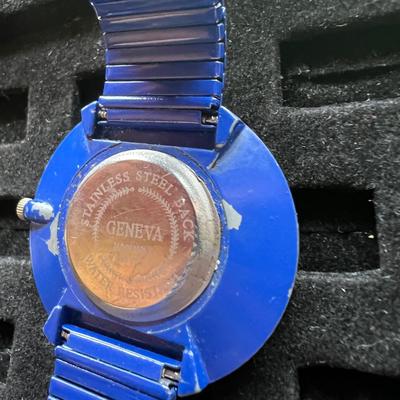 Geneva Platinum Watch Lot - Cuff, Bracelet