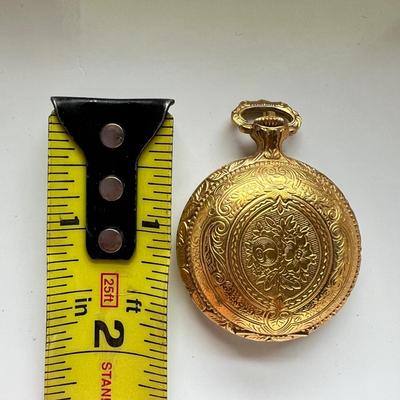 Vintage Natrix 17 Jewel Shock Protected Pocket Watch - Works!