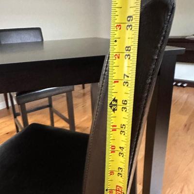 Black Counter Height Table & Chairs