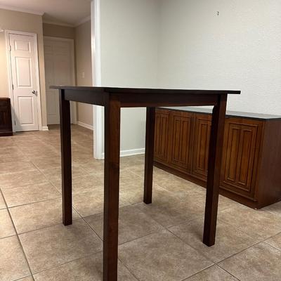 Wooden Counter Height Kitchen Table
