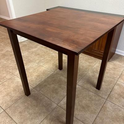 Wooden Counter Height Kitchen Table