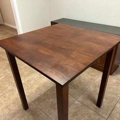 Wooden Counter Height Kitchen Table