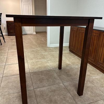 Wooden Counter Height Kitchen Table