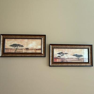 Trees in the Serengeti artwork